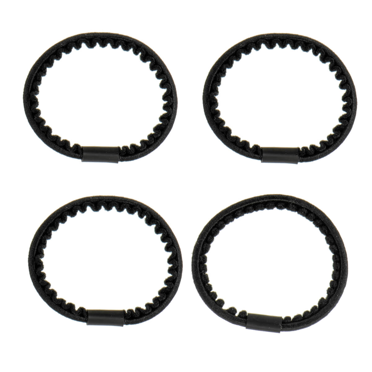 Kknekki Snag Free Thin Hair Bands in Black by Bon Dep