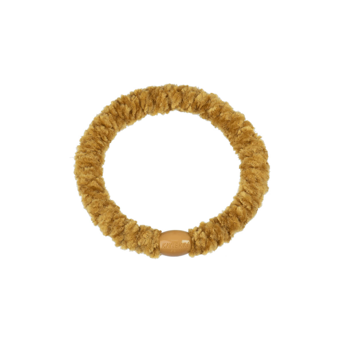 Kknekki Velvet Hair Band in Mustard by Bon Dep