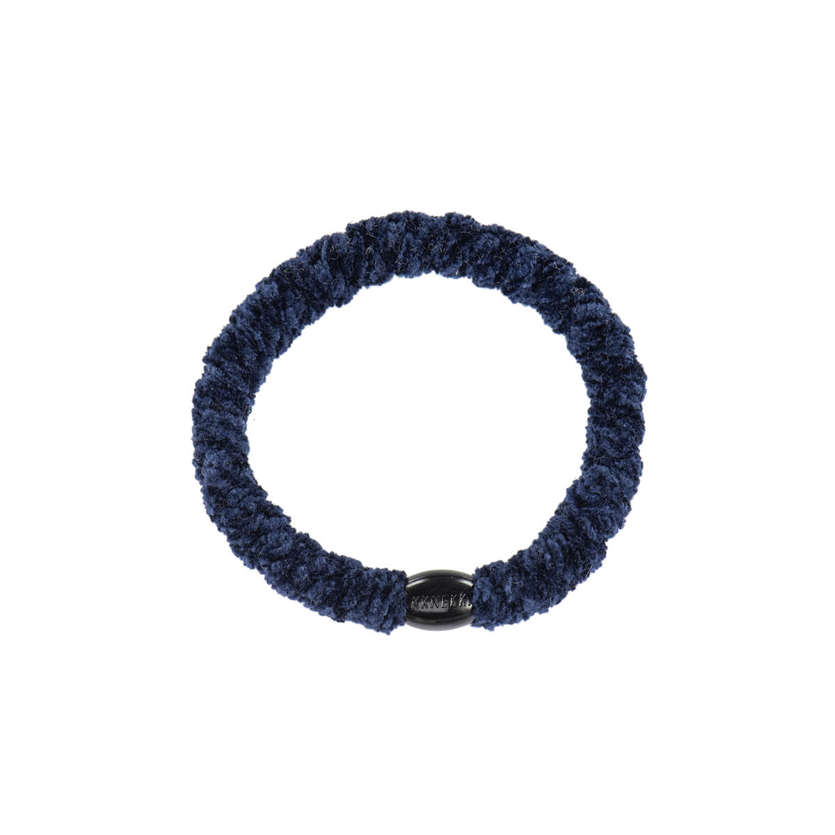 Kknekki Velvet Hair Band in Navy by Bon Dep