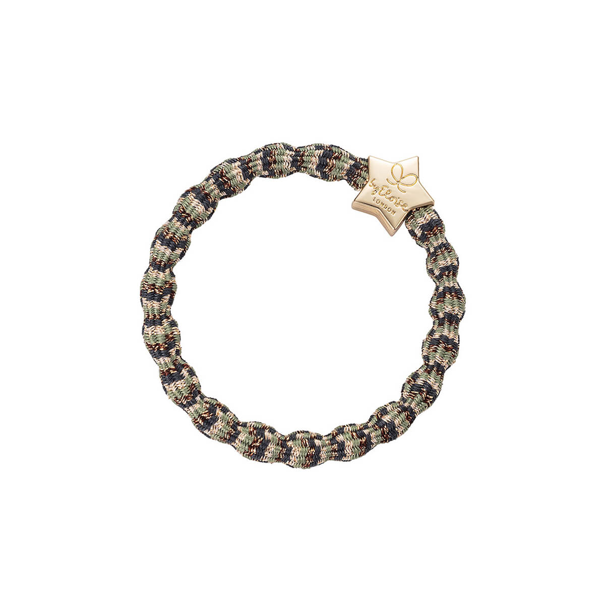 Gold Star Hair Band in Metallic Forest by byEloise