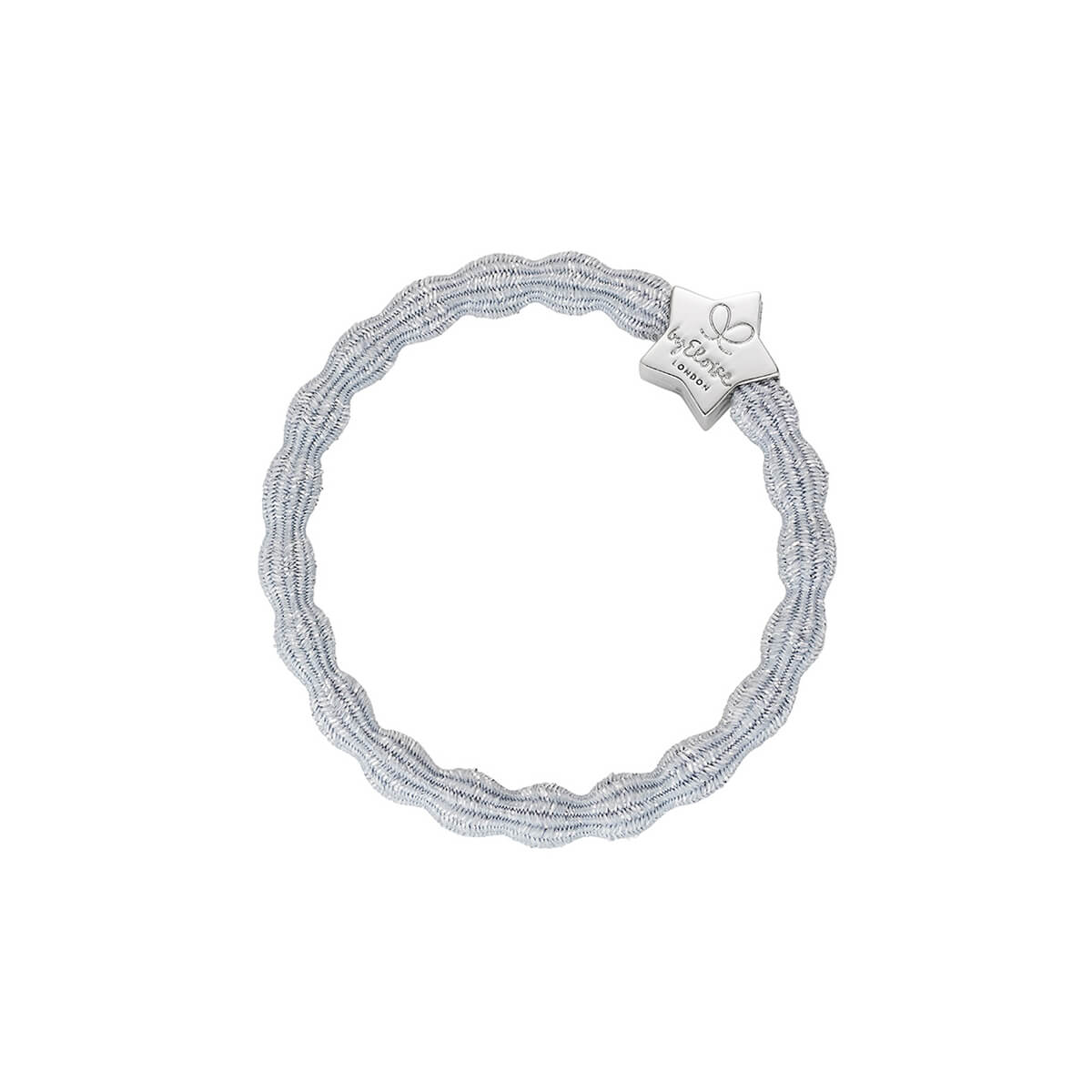 Silver Star Hair Band in Metallic Silver by byEloise