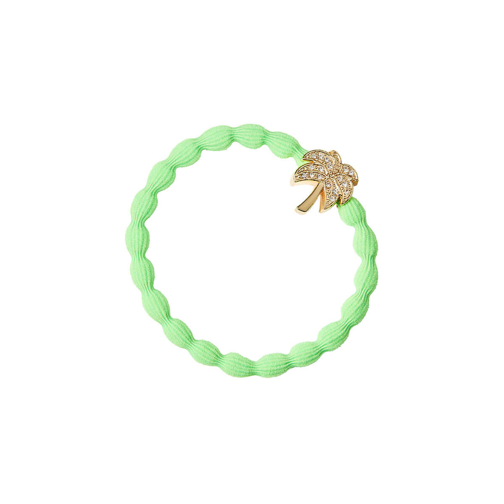 Palm Tree Hair Band in Neon Green by byEloise