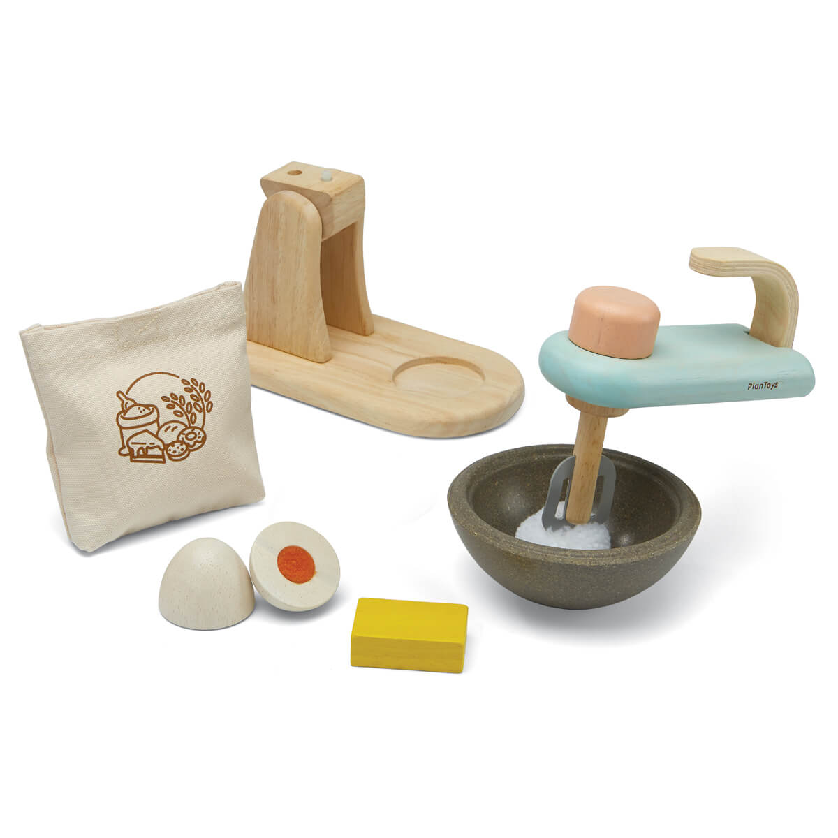 Cake Mixer Wooden Play Set by PlanToys