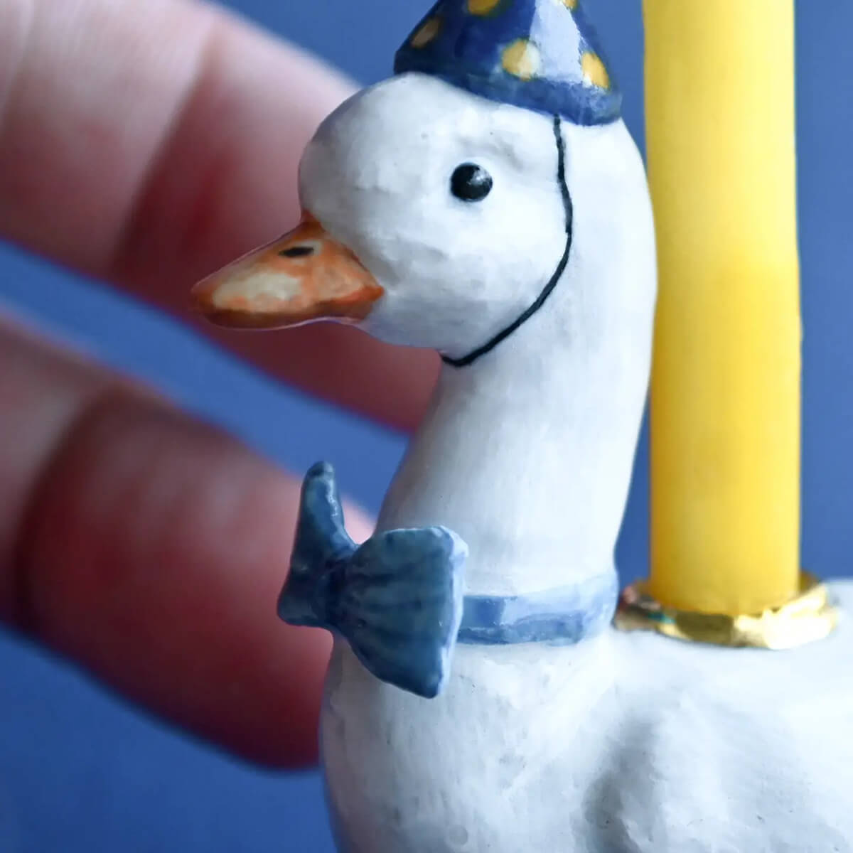 Goose Ceramic Cake Topper by Camp Hollow