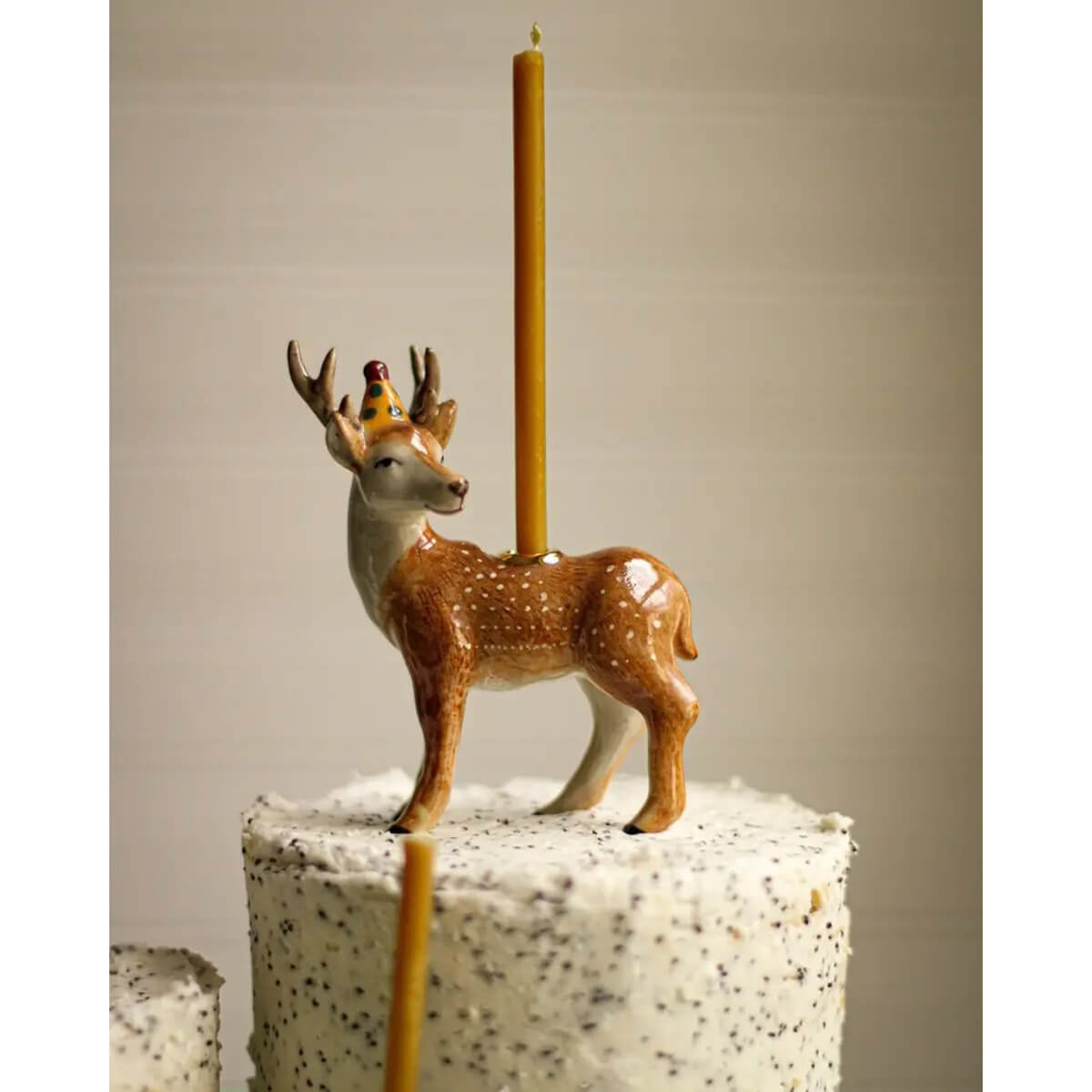 Stag Ceramic Cake Topper by Camp Hollow