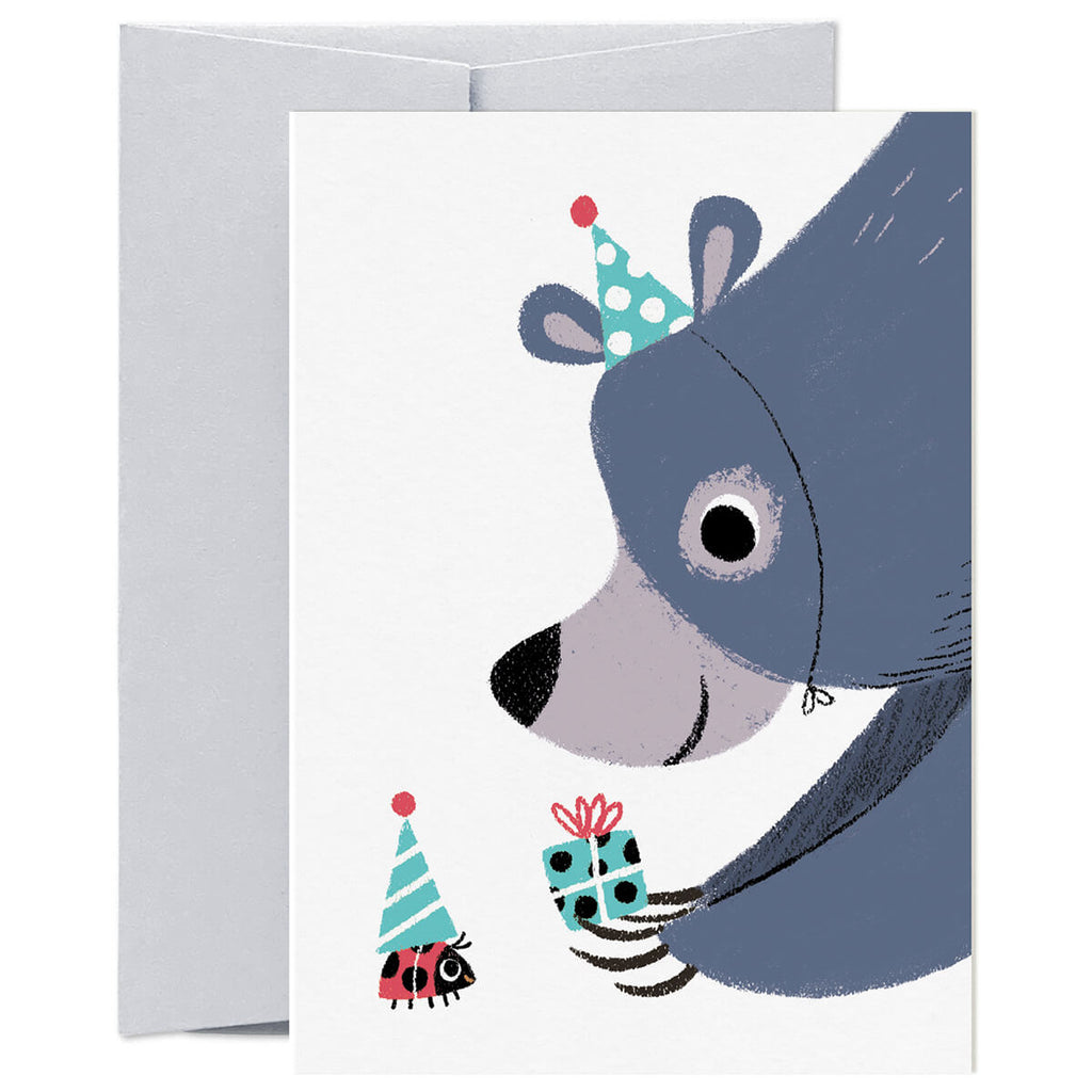Bugbear Birthday Greetings Card by Carolina Buzio for Card Nest