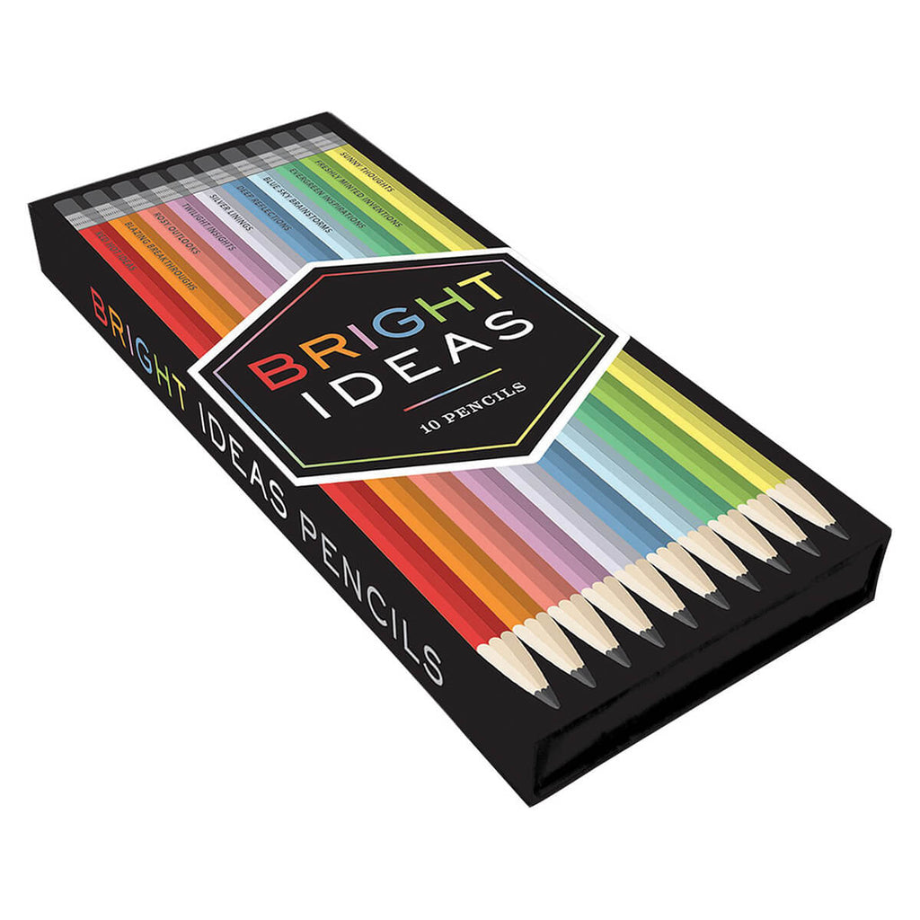 Bright Ideas Box Of 10 Graphite HB Pencils by Chronicle Books