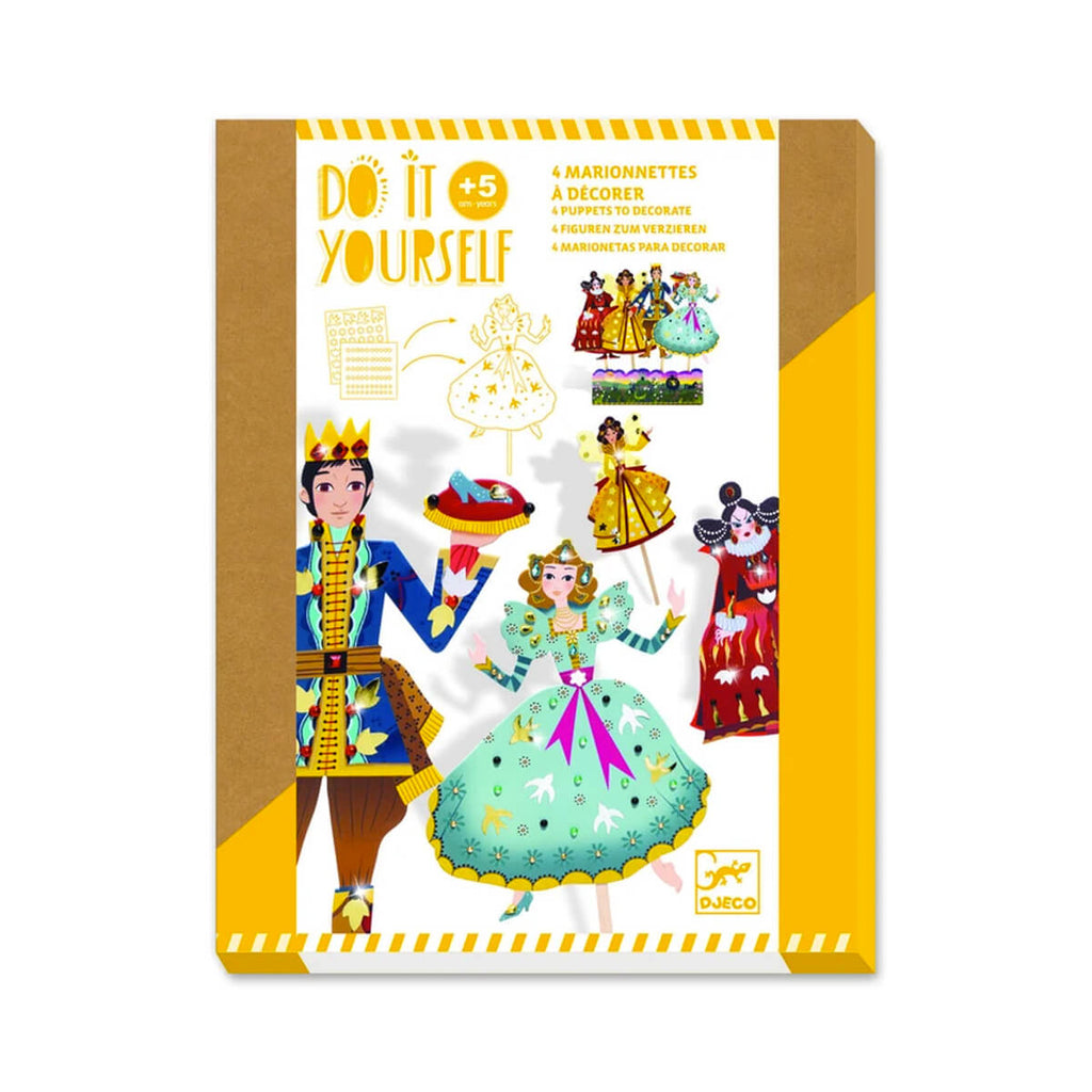 Cinderella Puppets Paper Craft Kit by Djeco