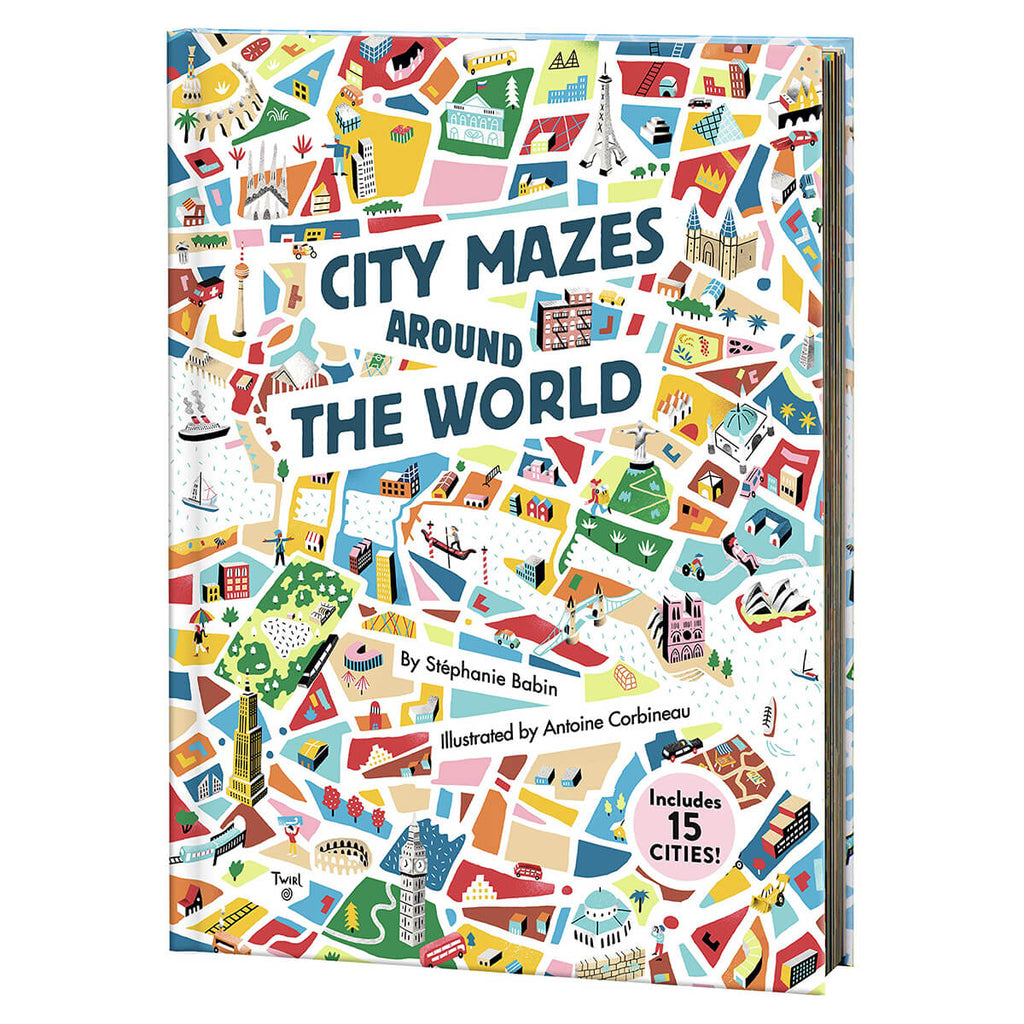 City Mazes Around The World by Stéphanie Babin and Antoine Corbineau