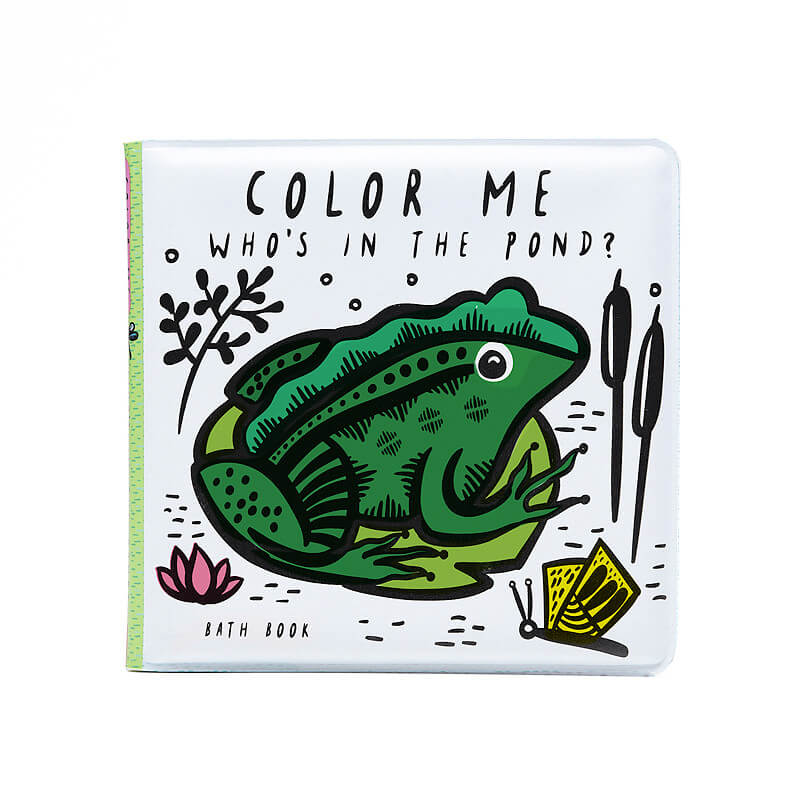 Colour Me: Who's In The Pond? Baby's First Bath Book By Surya Sajnani