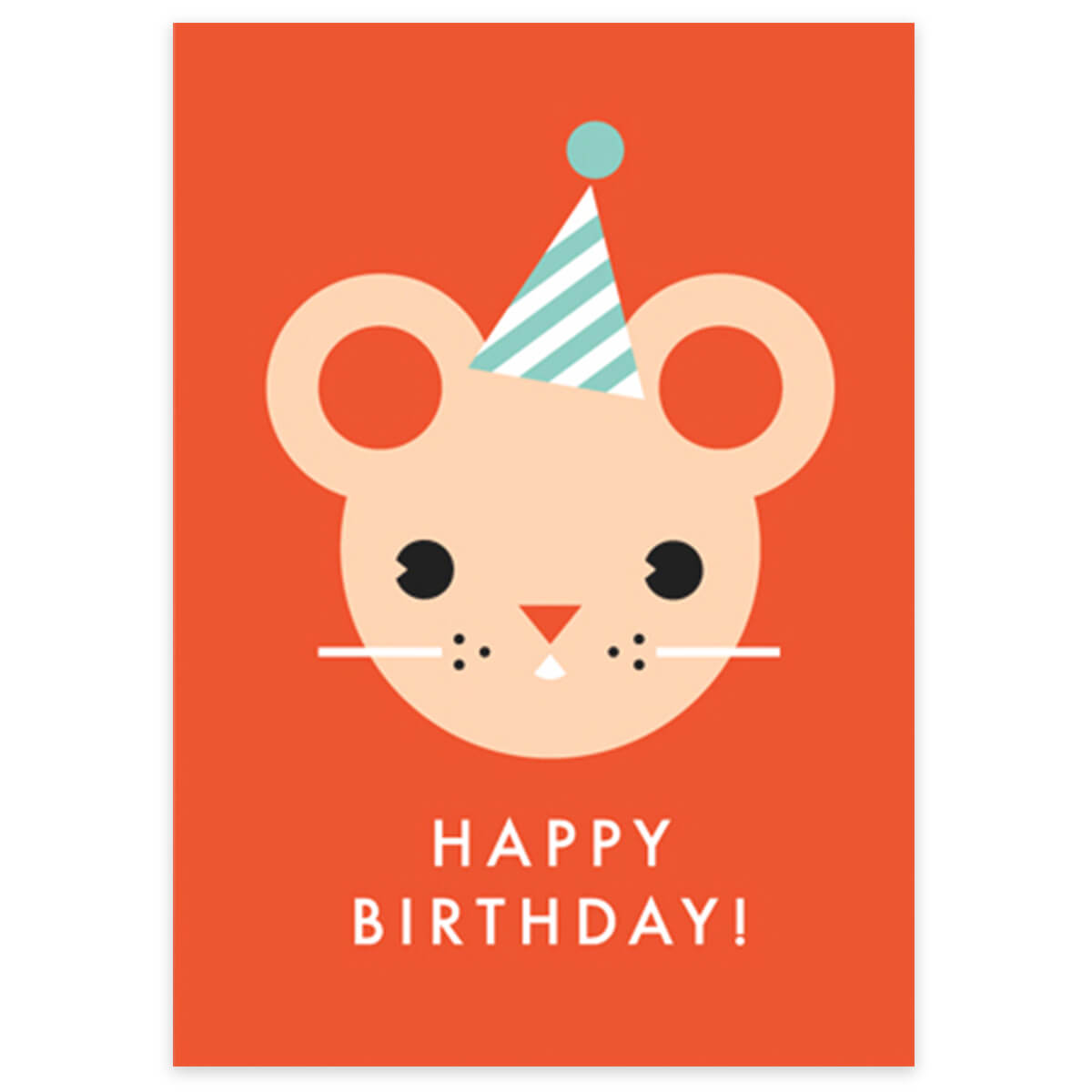 Mouse Greetings Card by Dicky Bird