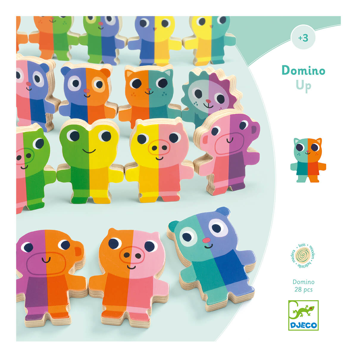 Domino Up Animal Dominoes by Djeco