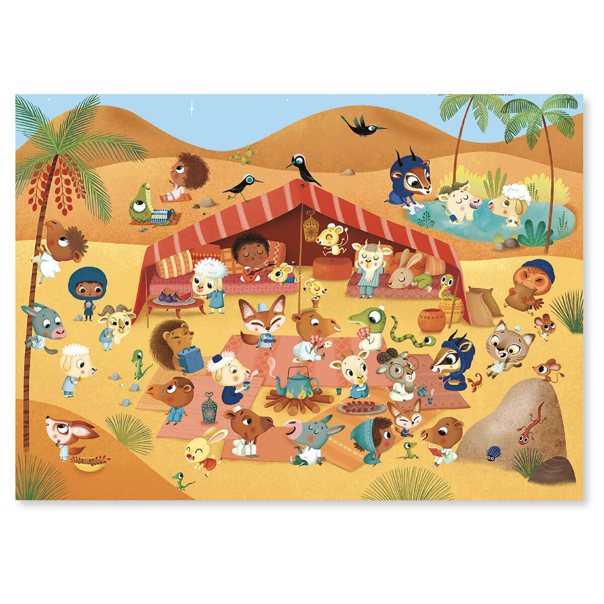 Savannah, Desert and North Pole Rub-On Transfers Set by Djeco