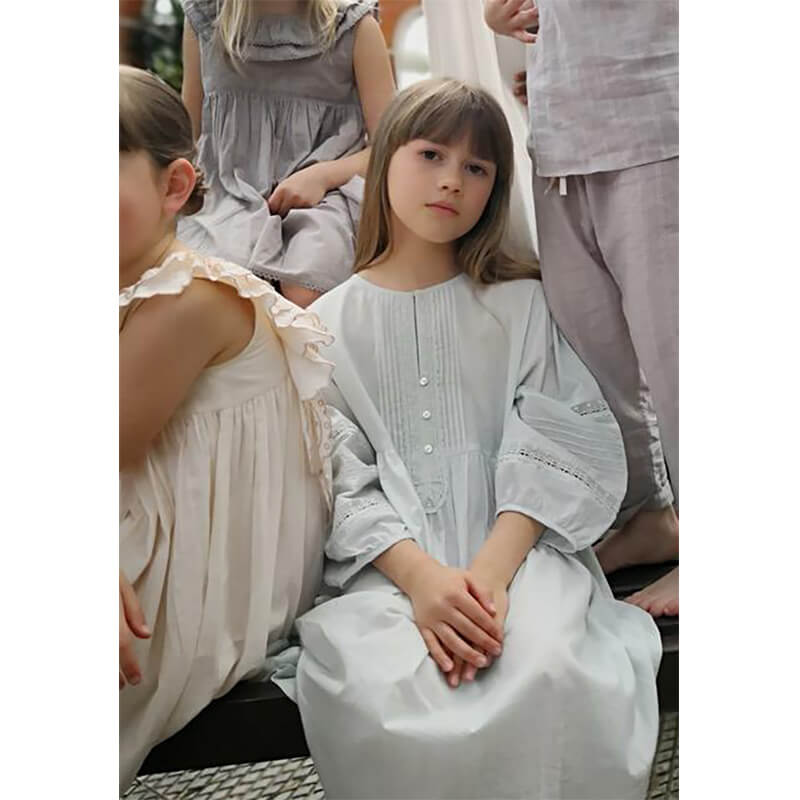 The Maple Nightdress in Vintage White by Faune