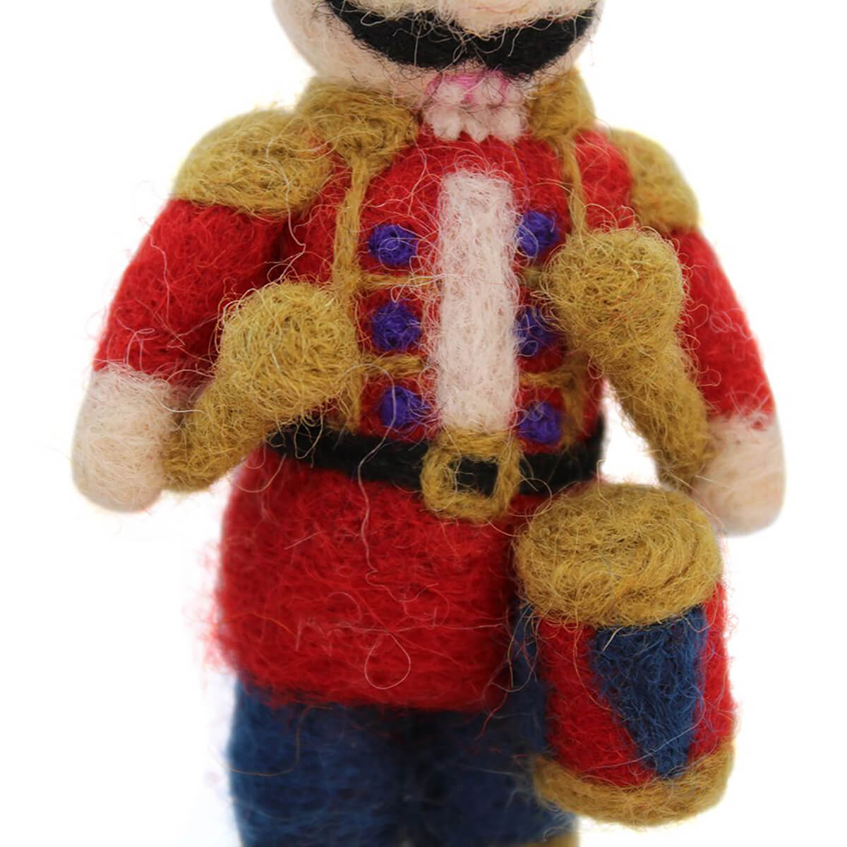 Nutcracker Ned Hanging Christmas Decoration by Felt So Good