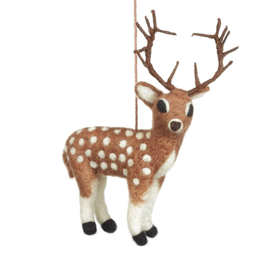 Reindeer Stag Hanging Decoration by Felt So Good