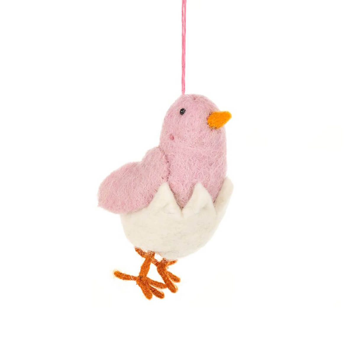 Handmade Needle Felt Chirpy Chicks Hanging Easter Decoration by Felt So Good