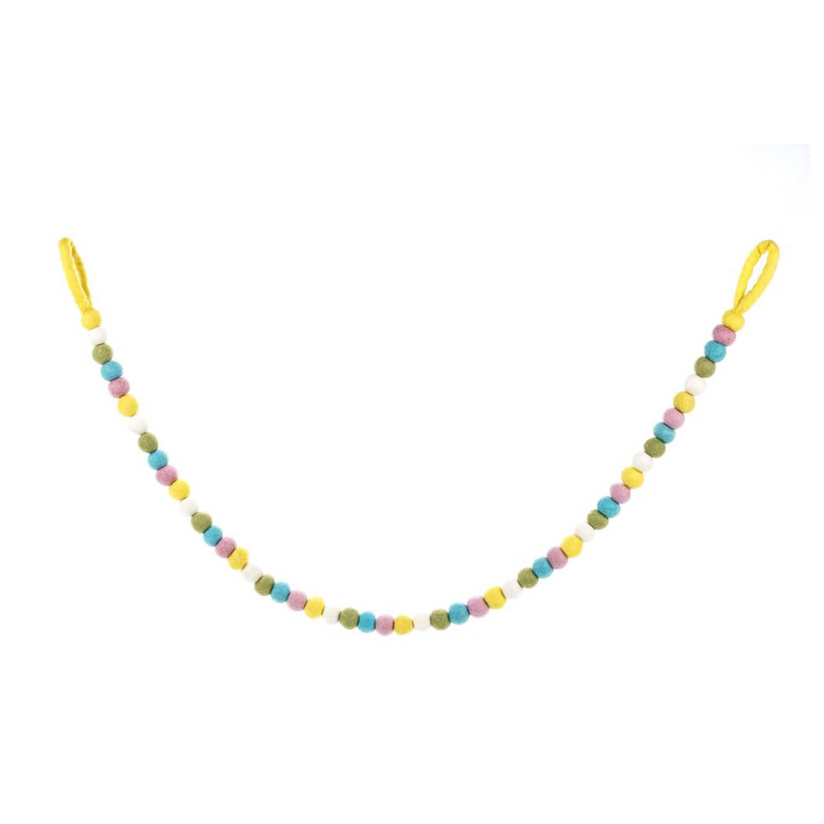 Handmade Biodegradable Felt Easter Bubble Garland Home Decoration by Felt So Good