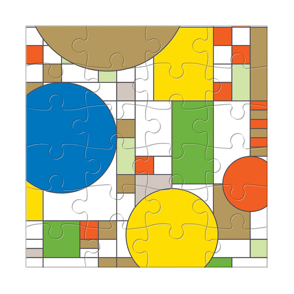 Frank Lloyd Wright Wood Puzzle Set by Mudpuppy