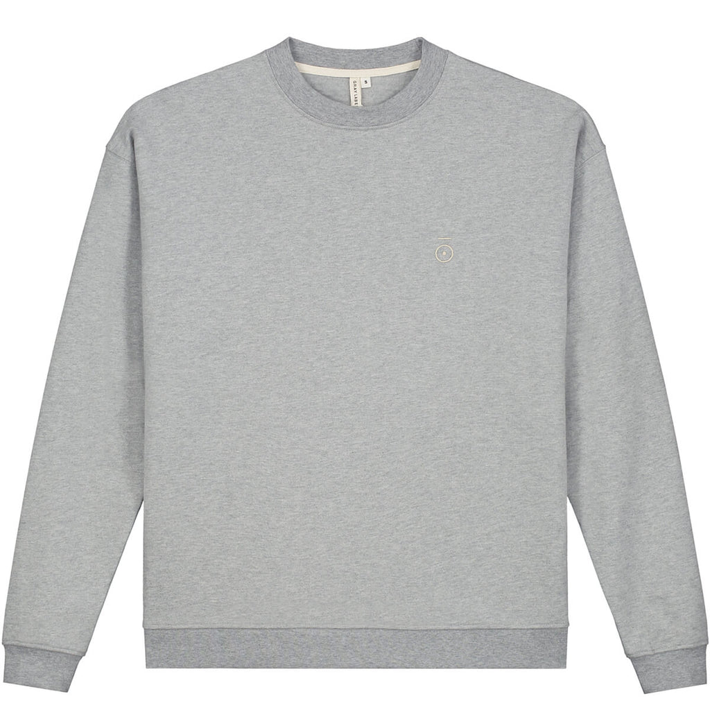 Adult Dropped Shoulder Sweater in Grey Melange by Gray Label