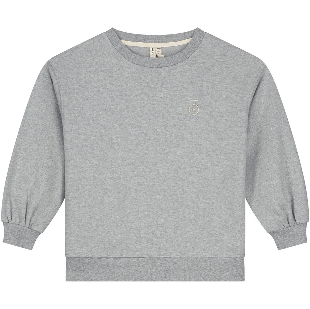 Dropped Shoulder Sweater in Grey Melange by Gray Label