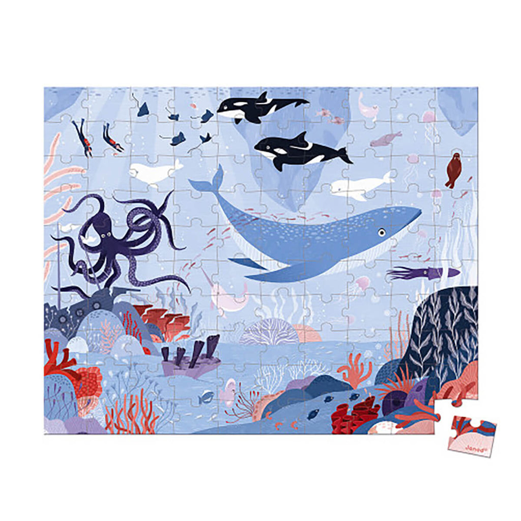 Arctic Ocean 100 Piece Jigsaw Puzzle In Carry Case by Janod