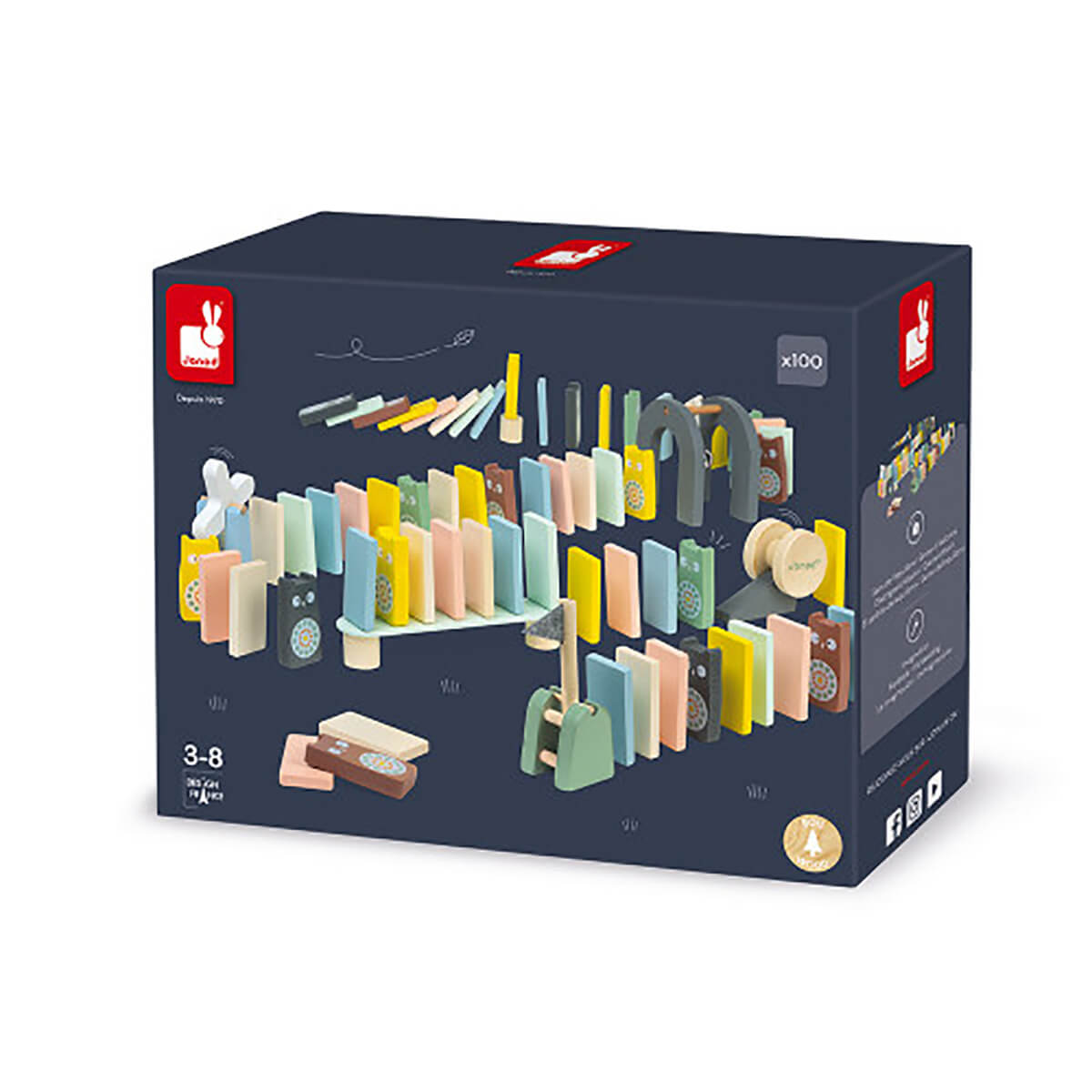 Sweet Cocoon Dominoes by Janod