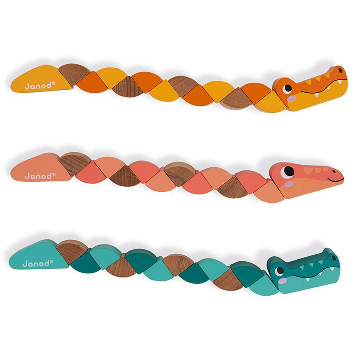 Pocket Articulated Snake / Crocodile by Janod