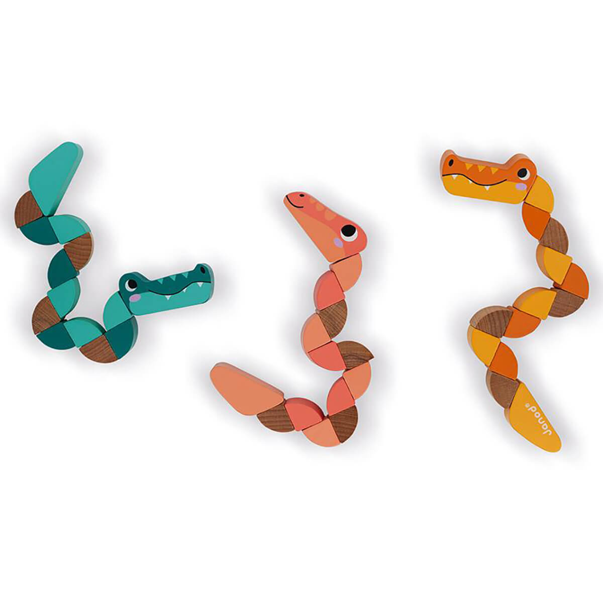 Pocket Articulated Snake / Crocodile by Janod