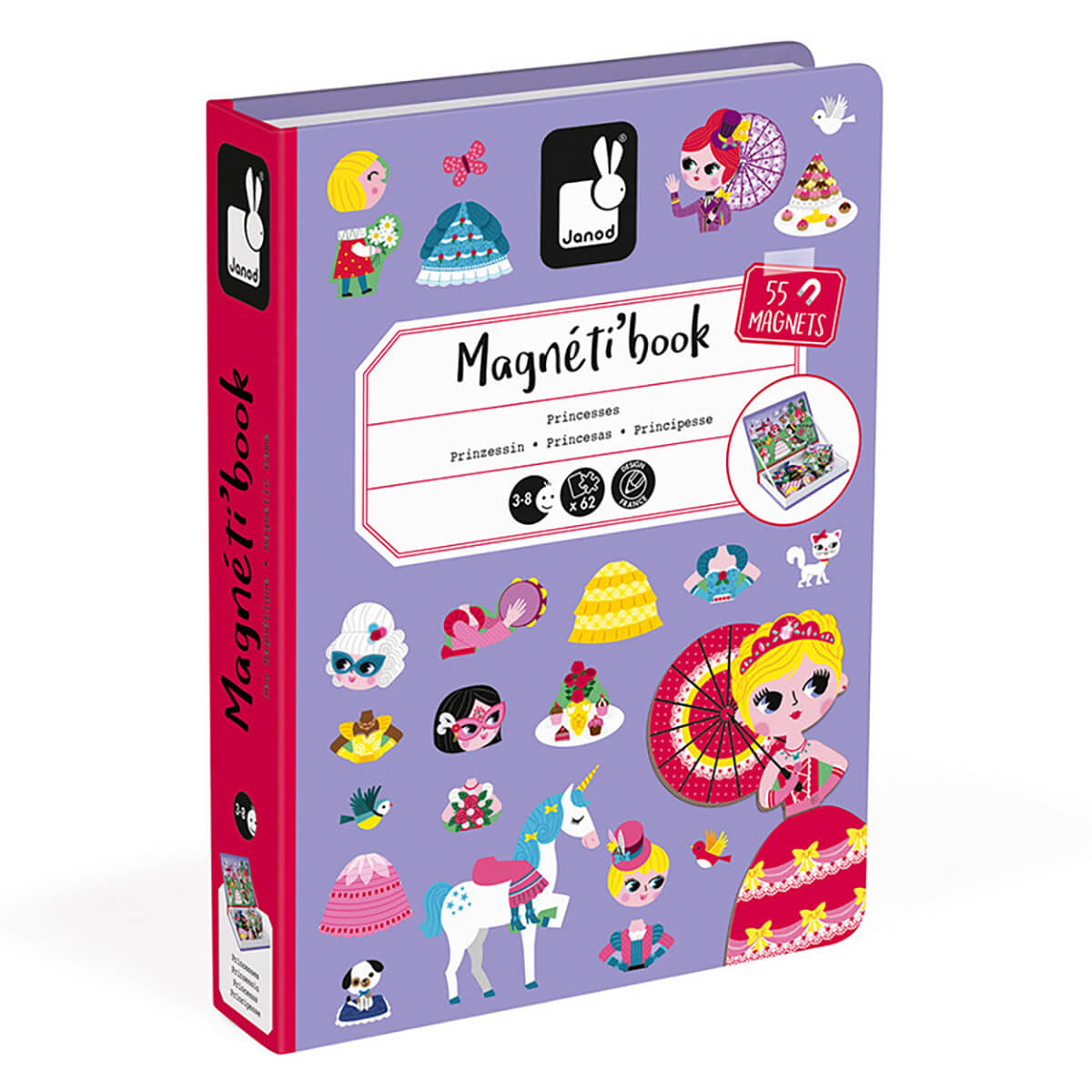 Princesses Magneti Book by Janod
