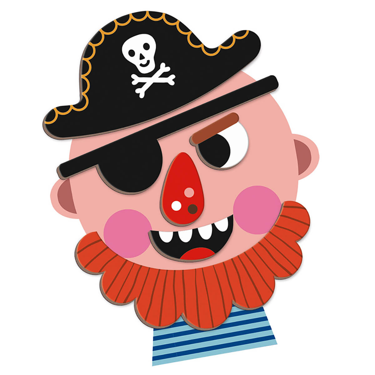 Boy's Crazy Faces Magneti Book by Janod