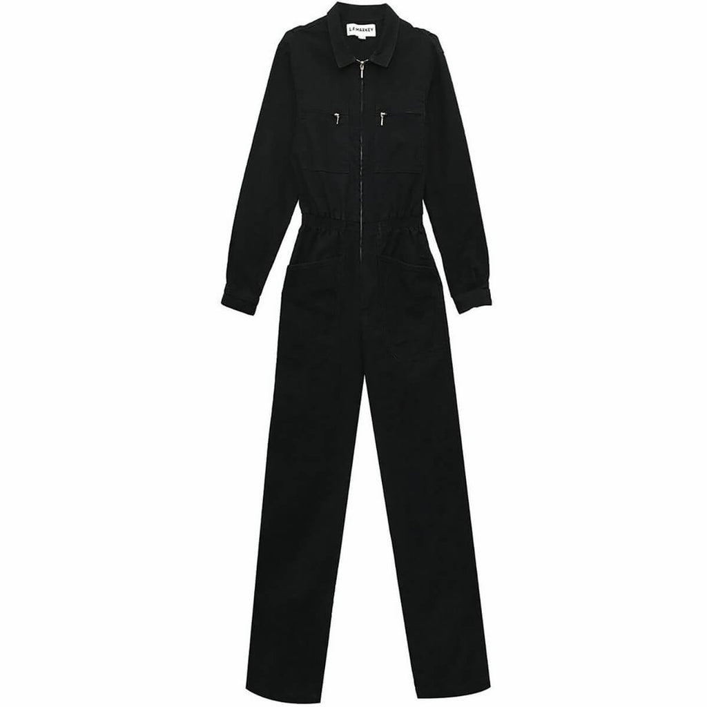 Danny Long Sleeve Boilersuit in Black by L.F.Markey