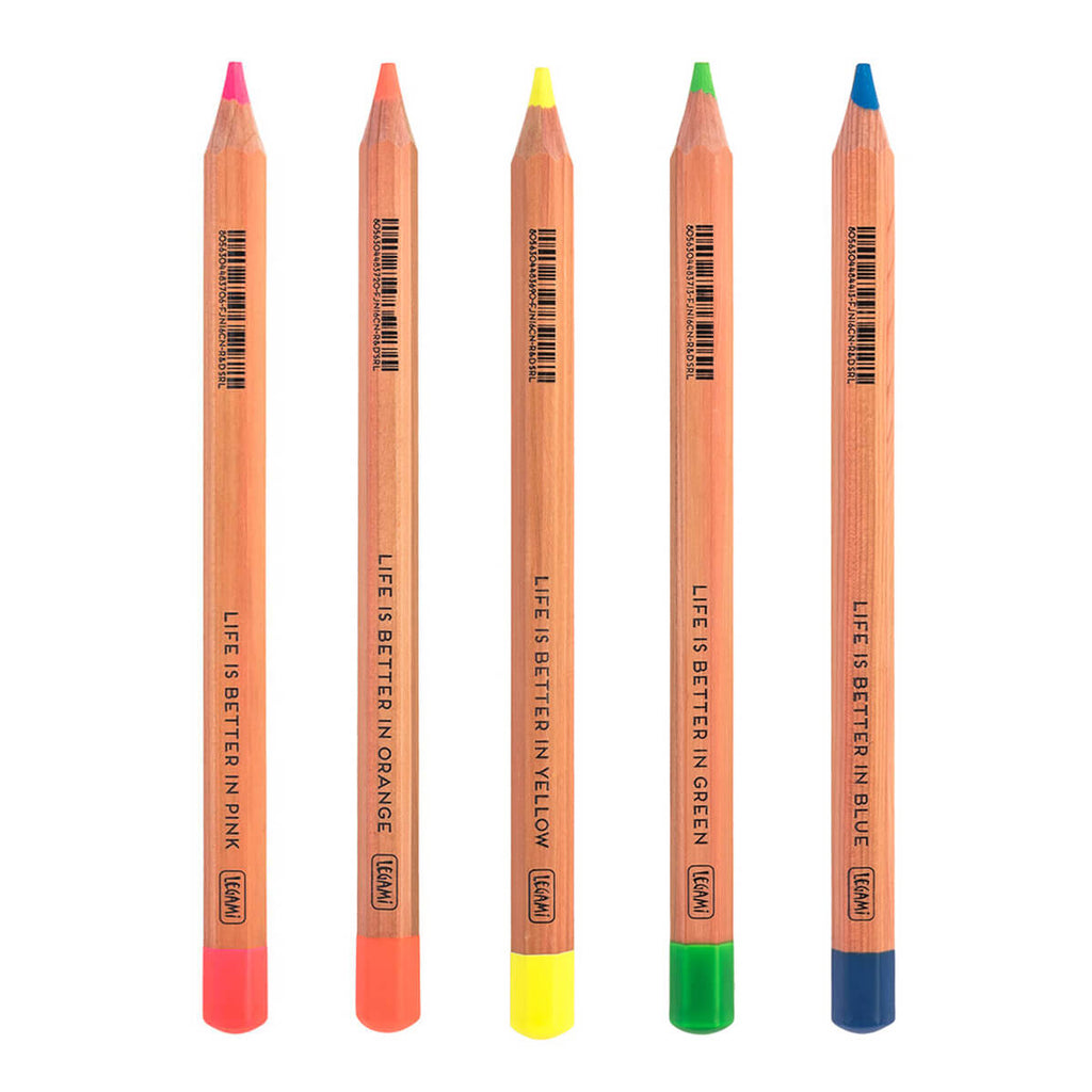 Jumbo Fluorescent Pencil by Legami