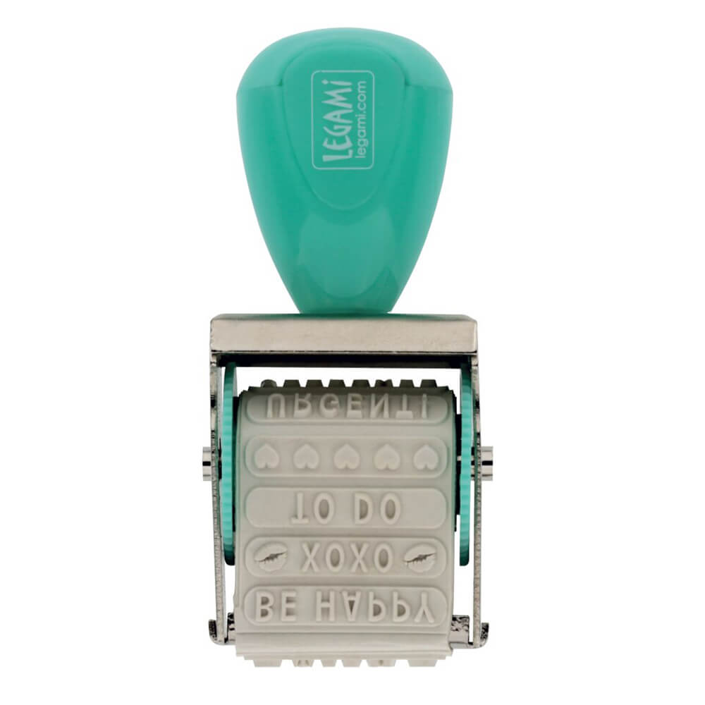 Just My Type Rotating Stamp With Ink by Legami