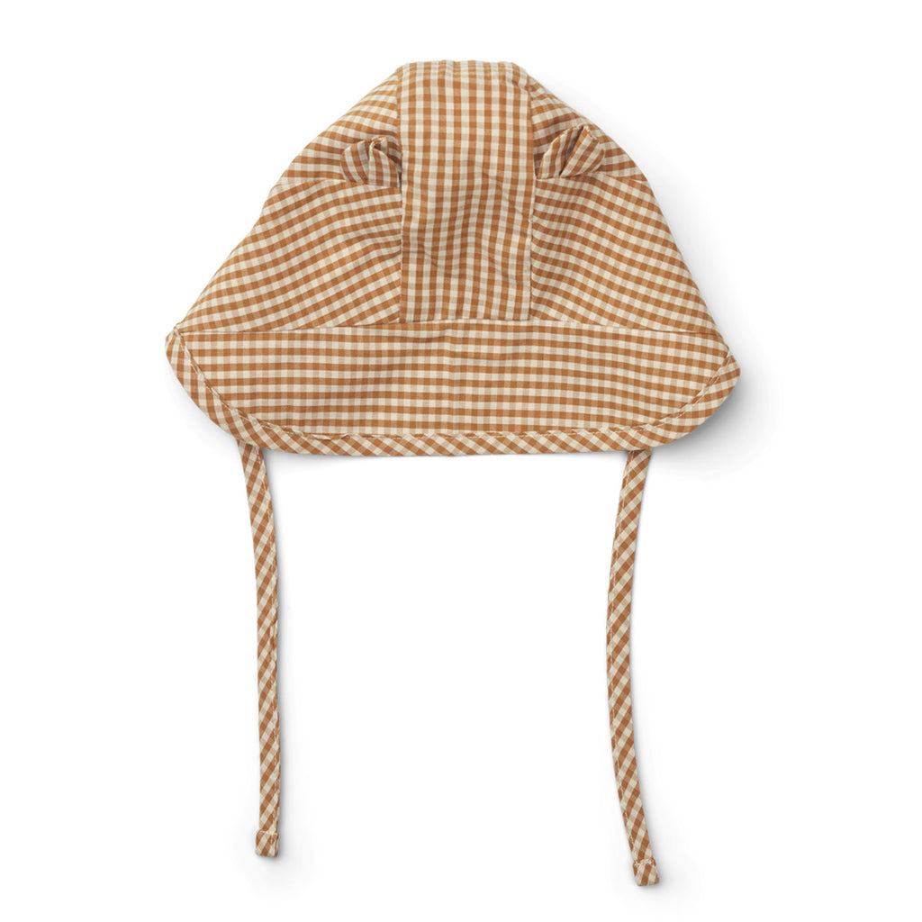 Rae Sun Hat in Golden Caramel / Sandy Check by Liewood