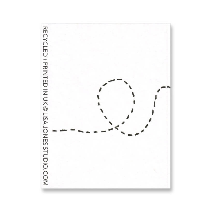 Buzzing Bee Mini Greetings Card by Lisa Jones Studio