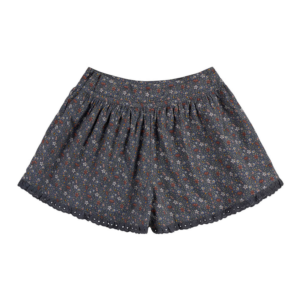 Joanie Shorts in Cottage Floral on Blue by Little Cotton Clothes