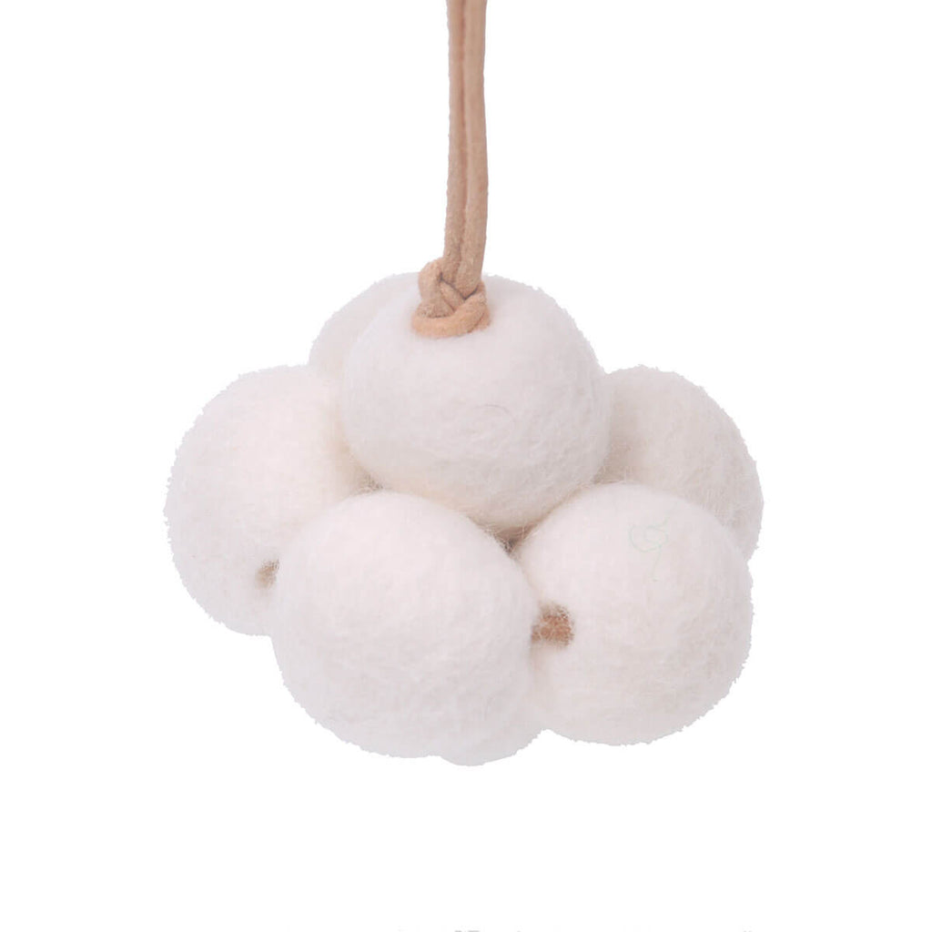Baby Cloud Baby Gym Toy in White by Loullou
