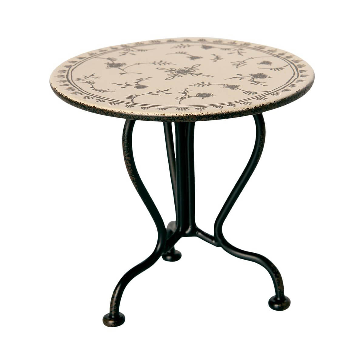 Vintage Tea Table in Anthracite (Micro) by Maileg