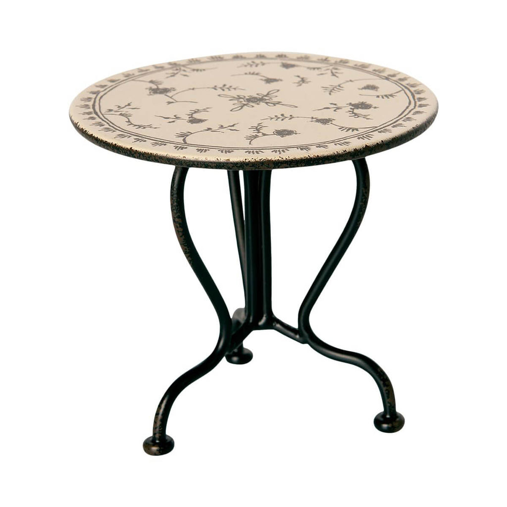 Vintage Tea Table in Anthracite (Micro) by Maileg