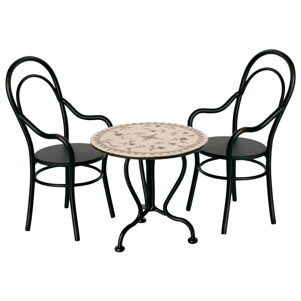 Vintage Tea Table in Anthracite (Micro) by Maileg