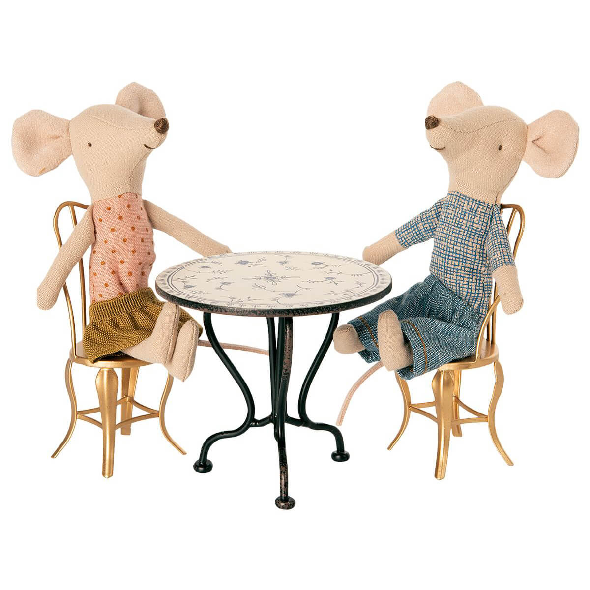 Vintage Tea Table in Anthracite (Micro) by Maileg