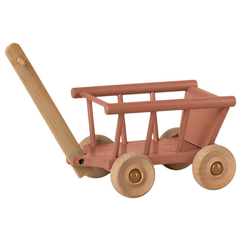 Wagon in Dusty Rose (Micro) by Maileg