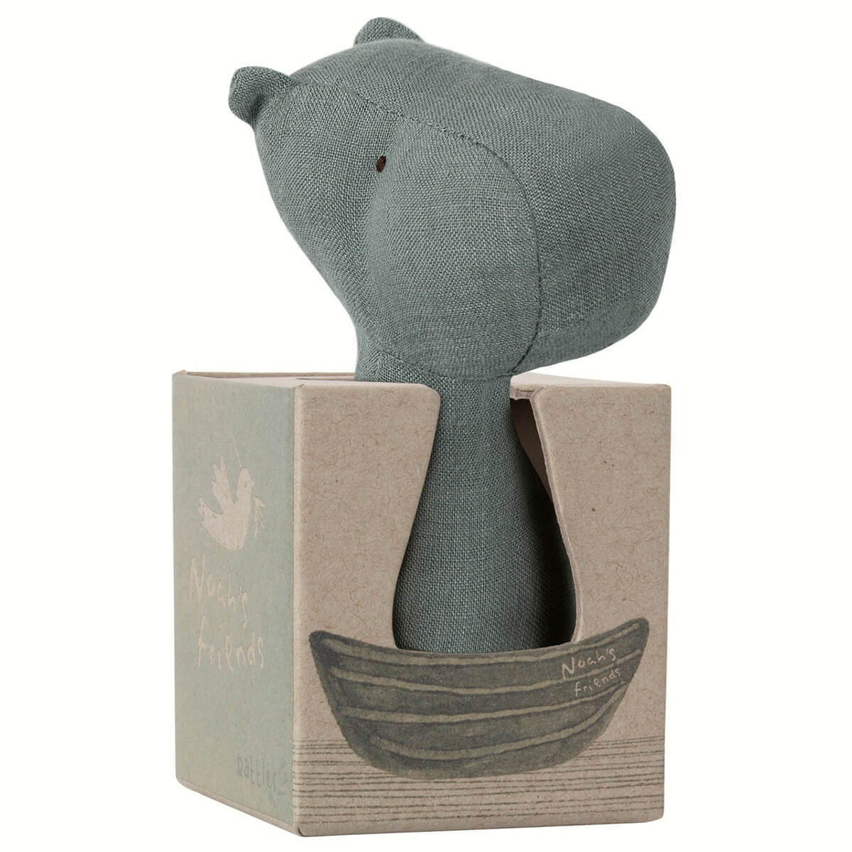 Noah's Friends Hippo Rattle by Maileg