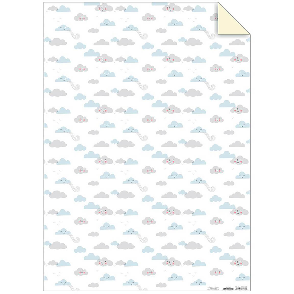 Clouds Gift Wrap by Meri Meri