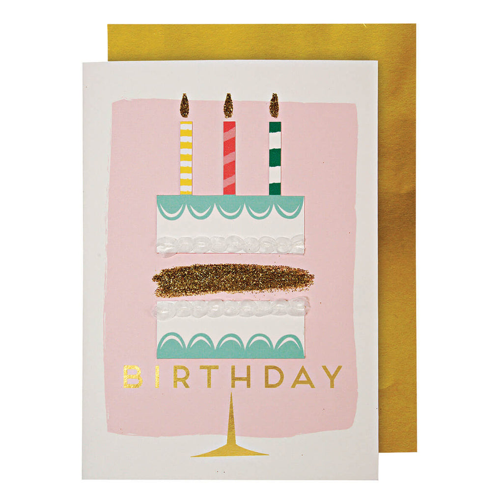 Birthday Candles Greetings Card by Meri Meri