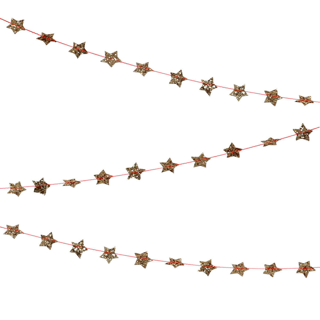Gold Star Mini Garland by Meri Meri
