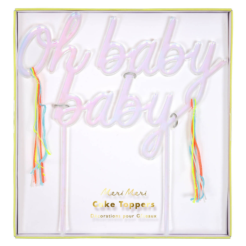 Oh Baby Baby Cake Topper by Meri Meri