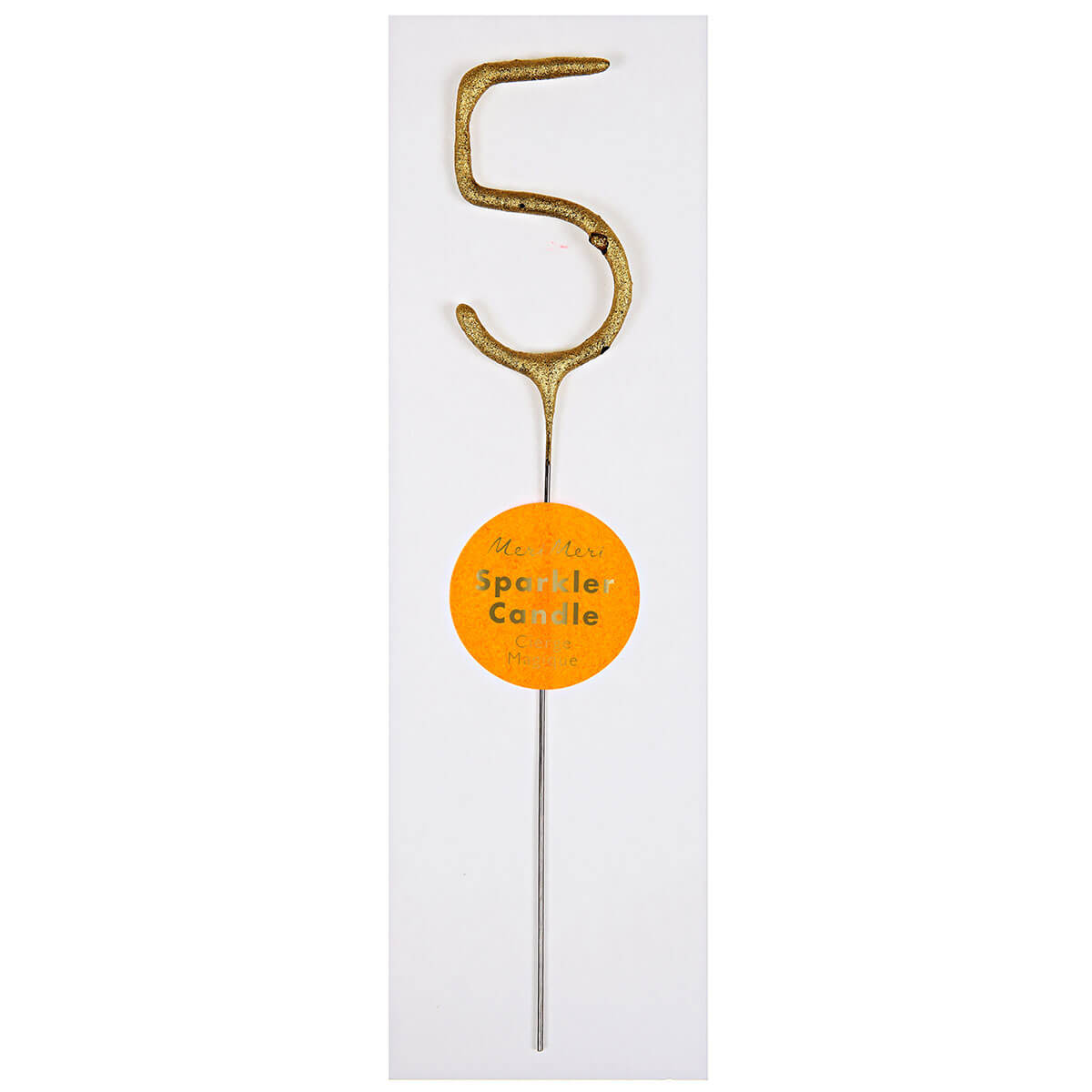 Numbered Sparkler Candles in Gold by Meri Meri