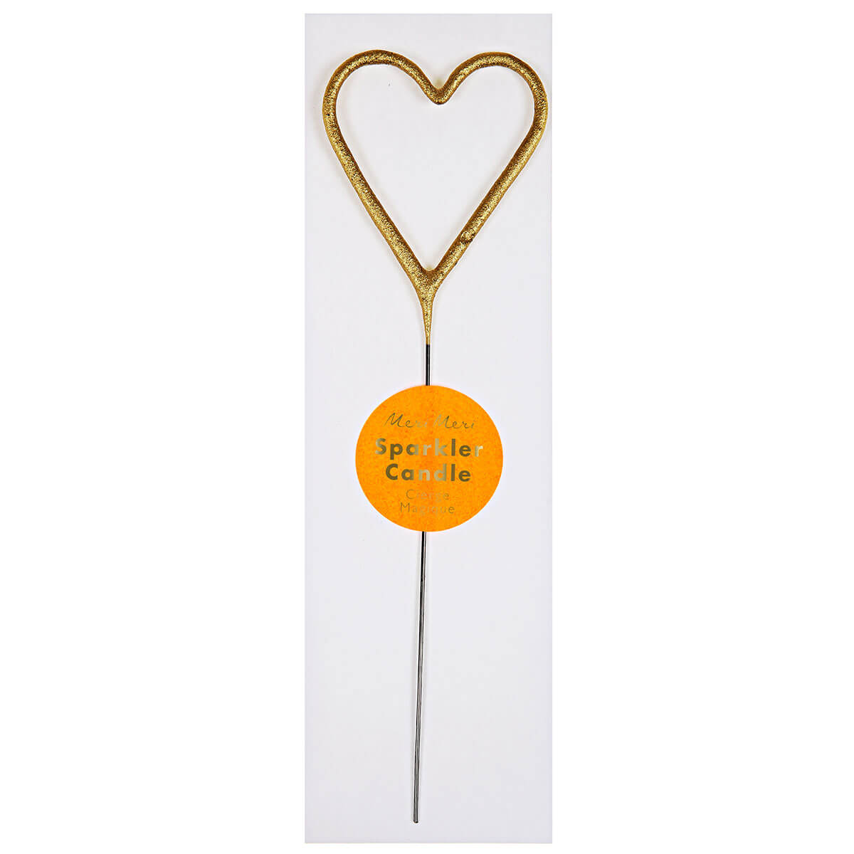 Numbered Sparkler Candles in Gold by Meri Meri